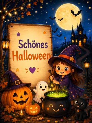 Gruselig schöne Halloween-Grüße