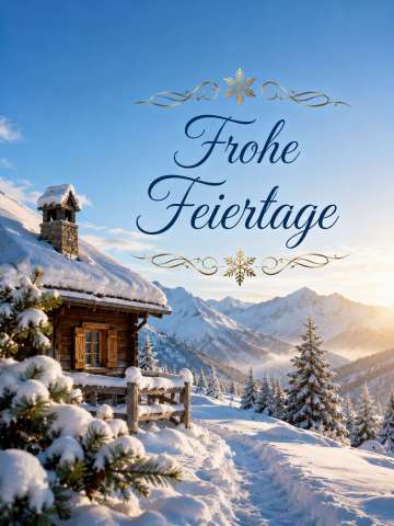 Frohe Feiertage