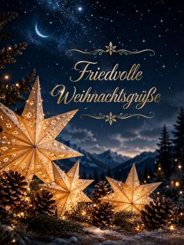 Friedvolle Weihnachtsgrüße