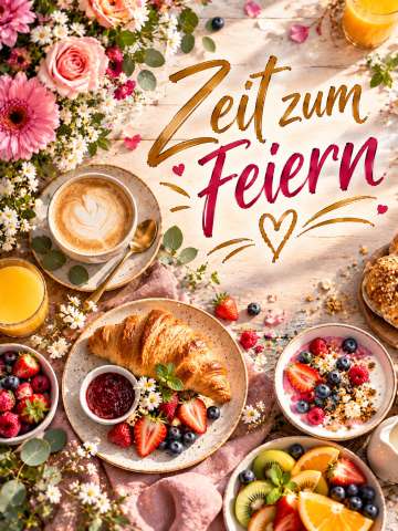 Zeit zum Feiern
