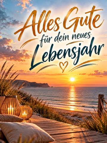 Alles Gute für dein neues Lebensjahr