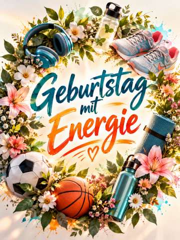 Geburtstag mit Energie