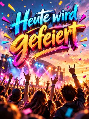 Heute wird gefeiert