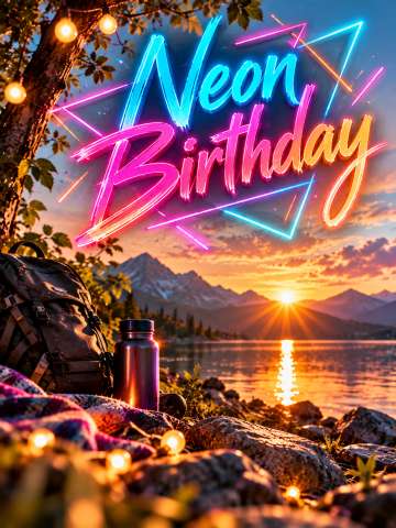 Neon Birthday