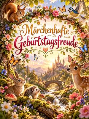 Märchenhafte Geburtstagsfreude