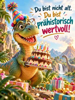 Geburtstags-Dino