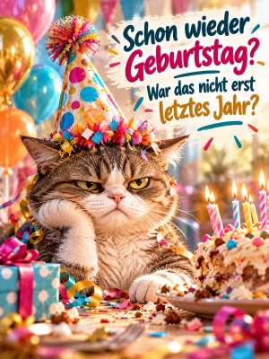 Genervte Katze