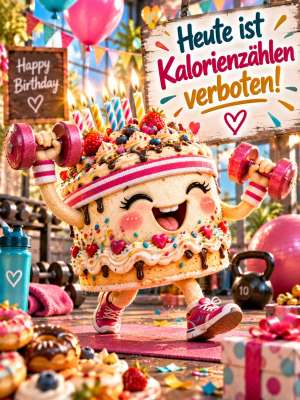 Fitness-Torte