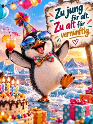 Verrückter Pinguin