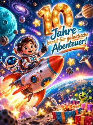 Galaktische Abenteuer zum 10. Geburtstag