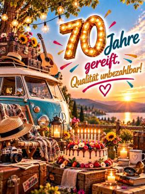 Nostalgische 70-Jahre-Geburtstagsfeier am See