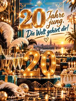 Goldene Zwanziger: 20 Jahre jung