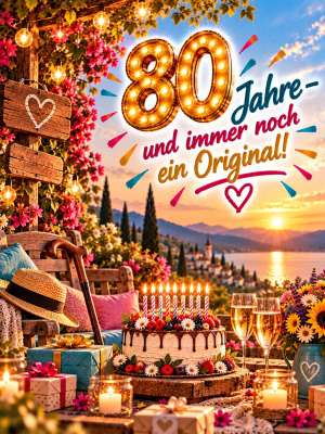 80 Jahre – Ein Original!